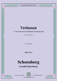 Schoenberg-Verlassen,Op.6 No.4