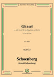 Schoenberg-Ghasel,Op.6 No.5