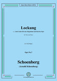 Schoenberg-Lockung,Op.6 No.7