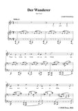 Schoenberg-Der Wanderer,in g minor,Op.6 No.8