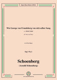 Schoenberg-Wie George von Frundsberg von sich selber Sang