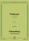 Schoenberg-Waldsonne,in D Major,Op.2 No.4