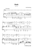 Schoenberg-Dank,Op.1 No.1