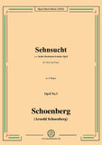 Schoenberg-Sehnsucht,in A Major,Op.8 No.3