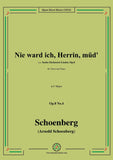 Schoenberg-Nie ward ich,Herrin,müd',in F Major,Op.8 No.4