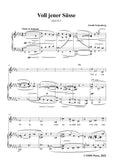 Schoenberg-Voll jener Süsse,in D flat Major,Op.8 No.5