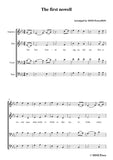 Nameless-Christmas Carol,The flrst nowell,in E flat Major,for 4 Voice