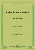 Clara-Liebst du um Schönheit