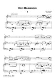Clara Schumann-Three Romances,Op.22,for Violin and Piano