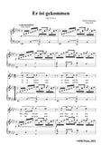 Schumann-Er ist gekommen,for Voice and Piano