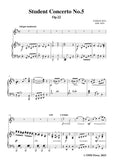 Seitz-Student Concerto No.5,Op.22,in D Major,for Violin and Piano