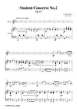 Seitz-Student Concerto No.2,Op.13,in G Major,for Violin and Piano