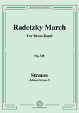 Johann Strauss I-Radetzky March,for Brass Band