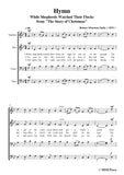 Stults-The Story of Christmas,No.5,Hymn,While Shepherds Watched Their Flocks,for Choral