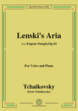 Tchaikovsky-Lenski's Aria,from 'Eugene Onegin,Op.24'