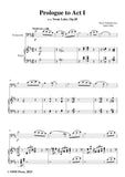 Tchaikovsky-Prologue to Act I,for Cello(or Bassoon or Trombone) and Piano