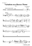 Tchaikovsky-Variations on a Rococo Theme,Op.33,for Cello and Piano