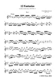 Telemann-12 Fantasias,TWV 40 No.2-No.13