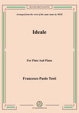 Tosti-Ideale, for Flute and Piano