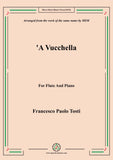 Tosti-'A Vucchella, for Flute and Piano