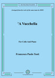 Tosti-'A Vucchella, for Cello and Piano
