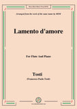 Tosti-Lamento d'amore, for Flute and Piano