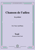 Tosti-Chanson de l'adieu