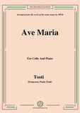 Tosti-Ave Maria, for Cello and Piano