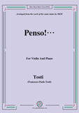 Tosti-Penso!, for Violin and Piano