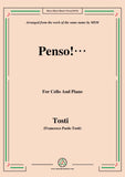 Tosti-Penso!, for Cello and Piano