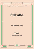 Tosti-Sull'alba, for Violin and Piano