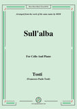 Tosti-Sull'alba, for Cello and Piano