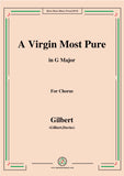 Gilbert-Christmas Carol,A Virgin Most Pure,for Chorus