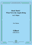 Gilbert-Christmas Carol,Hark! Hark! What News the Angels Bring,for Chorus