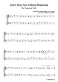 Gilbert-Christmas Carol,God's Dear Son Without Beginning,for Chorus