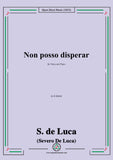 S. de Luca-Non posso disperar