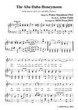 Walter Donaldson-Aba Daba Honeymoon,for Voice&Piano