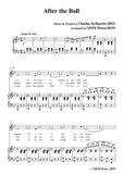 Charles K. Harris-After the Ball,for Voice and Piano