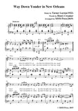 Turner Layton-Way Down Yonder in New Orleans,for Voice&Pno