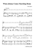 Louis Lambert.-When Johnny Comes Marching Home