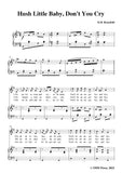 M.H. Rosenfeld-Hush Little Baby,Dont You Cry