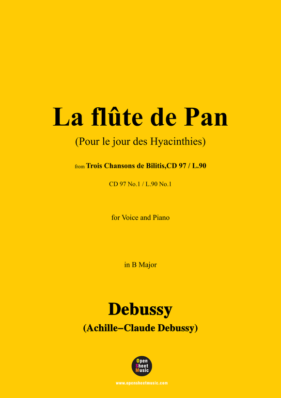 Debussy-La flûte de Pan