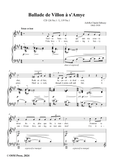 Debussy-Ballade de Villon à s'Amye