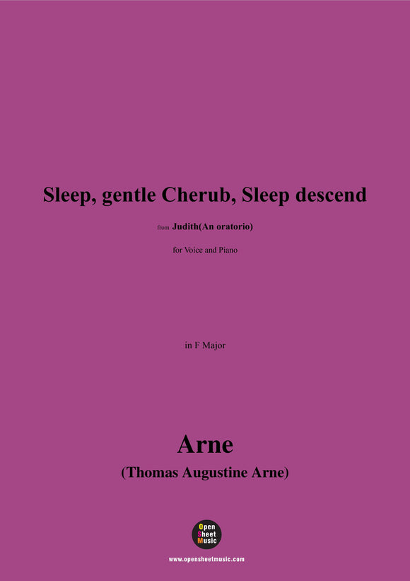 T. A. Arne-Sleep,gentle Cherub,Sleep descend