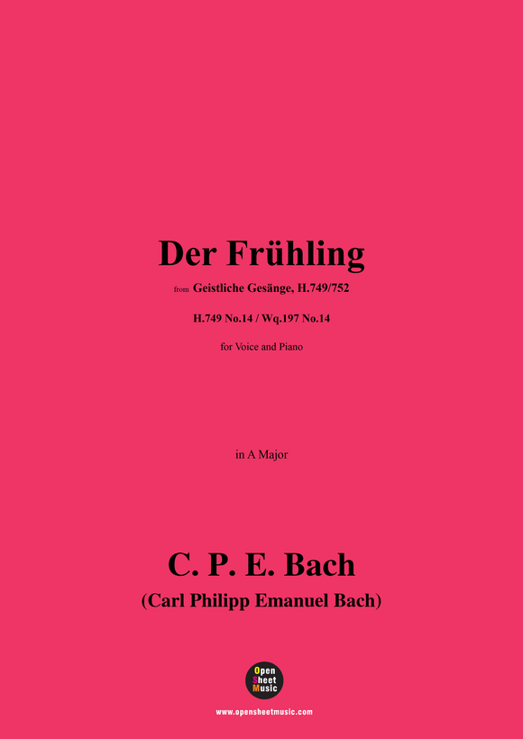 C. P. E. Bach-Der Frühling