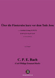 C. P. E. Bach-Über die Finsterniss kurz vor dem Tode Jesu