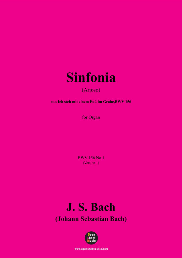 J. S. Bach-Sinfonia(Arioso),BWV 156 No.1,Version 1 and Version 2