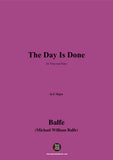 Balfe-The Day Is Done