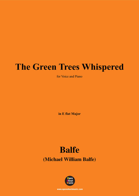 Balfe-The Green Trees Whispered