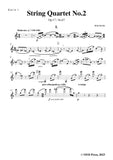 Bartók-String Quartet No.2,Op.17